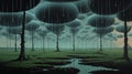 Realistic Surreal Acid Rain Background In Ultra Hd By Magritte