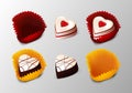 Realistic Tasty Desserts Collection