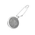 Realistic Tea strainers. Silver object isolated. Vector illustration. Royalty Free Stock Photo