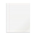 Realistic template line notepad.