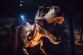 Realistic terrifying Tyrannosaurus Rex coming to life