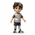 Realistic Toy Daniel Doll: Soccer Jersey Miniature Figure