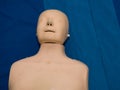 Realistic training simulator dummy mannequin doll.