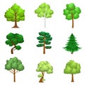 Realistic Trees Set