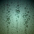 Realistic underwater bubbles. Water bubbles with reflection. Luxery background. Effervescent drink. Fizzing air in water Royalty Free Stock Photo