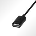 Realistic USB OTG cable vector illustration Royalty Free Stock Photo