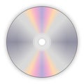 Realistic Vector CD or DVD illustration, Compact disc isolated