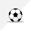 Realistic Vector Football Soccer ball illustration Royalty Free Stock Photo