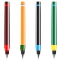 Realistic vector illustration of rapidograph pen