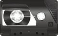 Realistic vector image of an audio compact cassette. png format Royalty Free Stock Photo