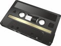 Realistic vector image of an audio compact cassette. png format Royalty Free Stock Photo