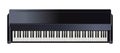 Realistic vector piano with keyboard black and white Royalty Free Stock Photo