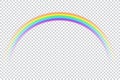 Realistic vector rainbow icon