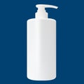 Realistic vector shampoo bottle