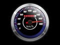 realistic vector of speedometer Royalty Free Stock Photo