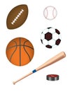 Realistic Vector Sports Equipment!