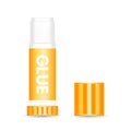 Realistic vector tubes of glue packaging