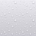 Realistic vector water drops transparent background. Clean drop condensation illustration