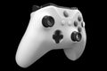 Realistic video game controller isolated on black with clipping path