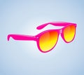 Classic Vintage Sunglasses Realistic Isolated Vector Illustration Classic Vintage Sunglasses Realistic Isolated Vector