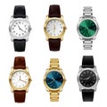 Realistic watches set