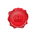 Realistic Wax Seal Royalty Free Stock Photo