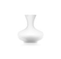 Realistic white ceramic porcelain vase. 3d ceramic pot. Home interior design element for flowers Royalty Free Stock Photo