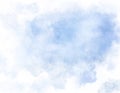 Realistic white cloud painting on blue sky background ep02