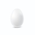 Realistic white egg.