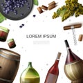 Realistic Wine Production Industry Template