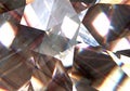 Realistic wonderful rainbow diamond texture closeup, 3d illustration. Royalty Free Stock Photo