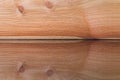 Realistic wood veneer with interesting growth rings on the glass Royalty Free Stock Photo