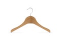 Wooden coat hanger