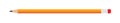 Realistic yellow pencil sharpened Royalty Free Stock Photo