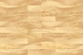 Realistic Yellow Wood Grain textured horizontal background. Wooden plank pattern, board, natural light brown floor or Royalty Free Stock Photo