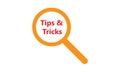 Tips & Tricks Text and Magnifying Glass