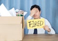 The reality of youth unemployment Royalty Free Stock Photo