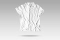 Reallistic Wrinkles White T-Shirt Mockup