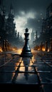 In the realm of chess battles, concepts and ideas take shape