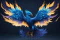 magical fantasy Bird georgeous , mythical Phoenix Royalty Free Stock Photo