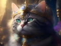 Realm of Whisker Wizards: Captivating Fantasy Cat Artwork