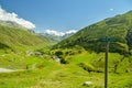 View on Furka high mountian pass close to Realp, Switzerland