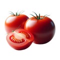 realstic tomato vector design Royalty Free Stock Photo