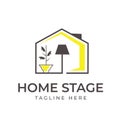 Realtor and Home staging luxury logo design