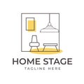Realtor and Home staging luxury logo design