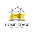 Realtor and Home staging luxury logo design