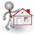 Realtor and red house logo