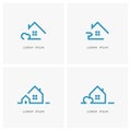 Realty outline symbol set