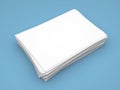 Ream of white paper sheets