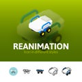 Reanimation icon in different style